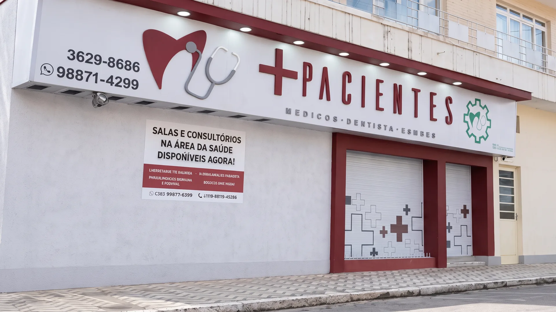 Recepção moderna e humanizada da Clínica Mais Pacientes em Itajubá
